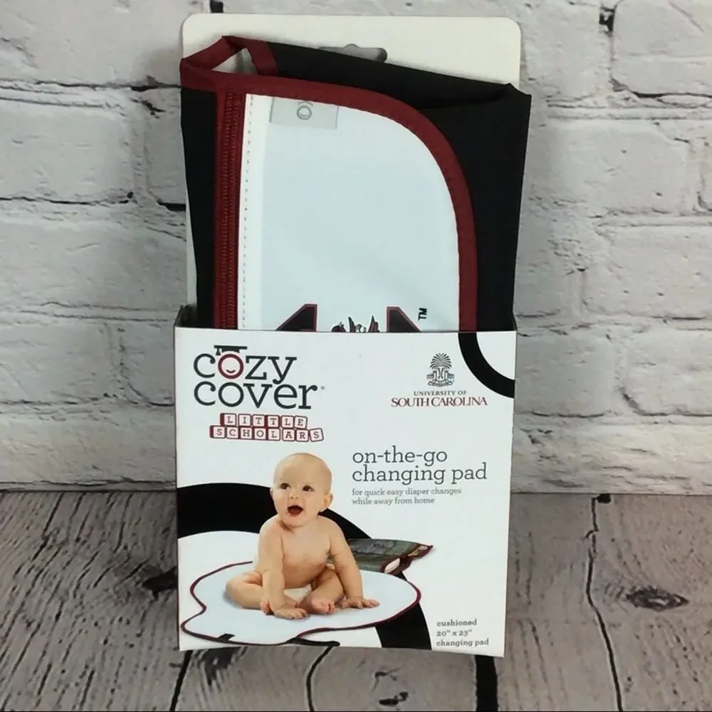 NCAA SC GAMECOCKS Cozy Cover Diaper Changing Pad